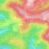 Eselshalden topographic map, elevation, terrain