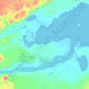 Happy Valley-Goose Bay topographic map, elevation, terrain