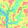 St. Veep topographic map, elevation, terrain
