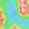 Lago Epuyén topographic map, elevation, terrain