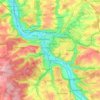 Würzburg topographic map, elevation, terrain