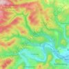 Dodenau topographic map, elevation, terrain
