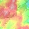 Lamares topographic map, elevation, terrain