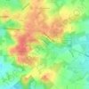 Groot-Loon topographic map, elevation, terrain