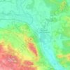 Calvörde topographic map, elevation, terrain