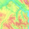 Степанецька сільська громада topographic map, elevation, terrain
