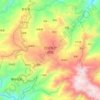 Honghe Hani Rice Terraces topographic map, elevation, terrain