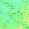 Ingin Jaya topographic map, elevation, terrain