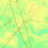 Adel topographic map, elevation, terrain