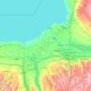 Cayuga County topographic map, elevation, terrain