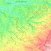 Communauté de communes Marche Occitane - Val d'Anglin topographic map, elevation, terrain