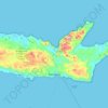 Samana topographic map, elevation, terrain