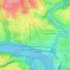 Georgetown topographic map, elevation, terrain