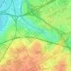 Diegem topographic map, elevation, terrain