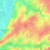 Coudeville-sur-Mer topographic map, elevation, terrain