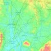 Wychavon topographic map, elevation, terrain