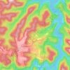Berrilee topographic map, elevation, terrain