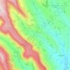 Llanveynoe topographic map, elevation, terrain