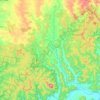 Gungal topographic map, elevation, terrain