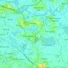 Manggala topographic map, elevation, terrain