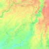 Mocache topographic map, elevation, terrain