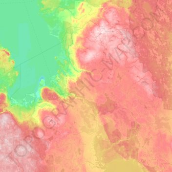Вытегорский район topographic map, elevation, terrain