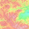 Бай-Тайгинский кожуун topographic map, elevation, terrain