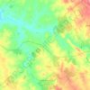 São Saturnino topographic map, elevation, terrain
