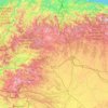 León topographic map, elevation, terrain