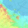 Townsville City topographic map, elevation, terrain