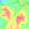 Lara topographic map, elevation, terrain