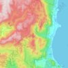 Douglas-Apsley National Park topographic map, elevation, terrain