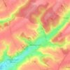 Wambercourt topographic map, elevation, terrain