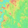 Joutsa topographic map, elevation, terrain