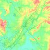 Claremore topographic map, elevation, terrain