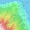 Barlovento topographic map, elevation, terrain