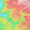 Esmoulières topographic map, elevation, terrain