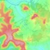 Lamarche topographic map, elevation, terrain