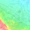 Bagtyyarlyk District topographic map, elevation, terrain