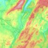 Village of Woodbury topographic map, elevation, terrain