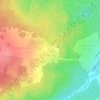 Залесный topographic map, elevation, terrain