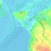 Verchen topographic map, elevation, terrain