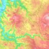 Rocamadour topographic map, elevation, terrain