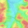 Wilferdingen topographic map, elevation, terrain