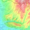 Fargue topographic map, elevation, terrain