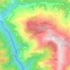 Nepa topographic map, elevation, terrain