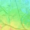 Obermenzing topographic map, elevation, terrain