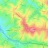 Doncaster topographic map, elevation, terrain