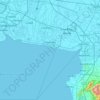 Samut Prakan Province topographic map, elevation, terrain