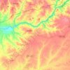 Gavião topographic map, elevation, terrain